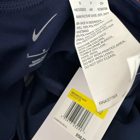 Nike Swim Women’s Tankini Boardshort Swimming suit Set Navy Blue Size Small 4-6 - Picture 8 of 9